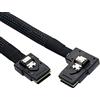 chenyang CY Mini SAS 36pin SFF-8087 fino a 8087 con angolo di 90 gradi ultra sottile cavo dati da 80 cm
