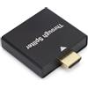 Zunate Splitter HDMI 1 Ingresso 2 Uscite, Switch HDMI 4K Switcher HDMI Bidirezionale 2 in 1 Uscita Hub HDMI per per HDTV, Blu Ray, Monitor, Proiettori