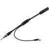Nelawya Cavo adattatore divisore antenna universale DAB+/FM per auto | Connettore ISO a DIN & SMB | Compatibile con autoradio Pioneer, Sony, Alpine, TechniSat, Blaupunkt