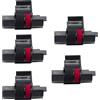 dogepro 5 Pcs IR-40T Nastro, Rullo di Inchiostro del Nastro ABS POM Rullo Inchiostro per Calcolatrice Stampante Macchina da Scrivere IR-40T -Nero/Rosso #4191A001