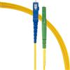 SeKi Cavo in fibra ottica Simplex LC/APC 8° su SC/UPC, cavo patch OS2 9/125μm, cavo a fibre ottiche LSZH, giallo, modalità singola