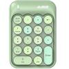 FELiCON AK18 Tastierino numerico a 18 Tasti, Compatto, Portatile, Silenzioso, per Windows, iMac MacBook e Computer Portatile, Desktop PC Portatile, Tipo di immissione Dati(Verde)