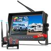 Hodozzy 2 Telecamere Posteriore Digitali Wireless con Monitor IPS da 9 Pollici, Telecamera Retromarcia Impermeabile IP68, Visione Notturna IR, Supporta BSD,Telecamera DVR 720P per Camper/Camion