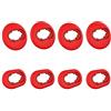 Wiki VALLEY Cuscinetti auricolari per Samsung Galaxy Buds Live 2020 (DSM-R180), in morbido silicone antiscivolo, set di adattatori di ricambio, 4 paia (rosso)