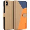 ELESNOW Cover iPhone XS Max, Custodia iPhone XS Max Antiurto Custodia in Pelle Magnetica Libro Flip Portafoglio per Apple iPhone XS Max - 6.5 (Cachi)
