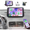 Roinvou 4+64G Android 15 Autoradio per Opel Meriva B 2009-2014 CarPlay Android Auto, 9 Pollici IPS Touch Screen WI-FI GPS Bluetooth 32EQ FM/RDS SWC Telecamera Posteriore