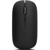 Zunate Mouse Wireless, Wireless Bluetooth 5.0 Mouse Muto per Computer Neri 800/1200/1600 3 Velocità DPI Regolabile, per Tablet / Apprendimento / Computer e Laptop
