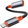 Mcdodo 4 in 1 adattatore USB-C a Lightning OTG, con funzione di ricarica audio OTG, porta Type C a spina Lightning, adattatore corto per iPhone, iPad, AirPods