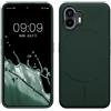 kwmobile Cover per Nothing Phone (2) Custodia - Back Case per Smartphone in Silicone TPU - Protezione Gommata - verde muschio