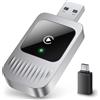 Quirlig Adattatore CarPlay Senza Fili per Auto, Compatibile con iPhone & Auto CarPlay dal 2016, Plug & Play, Connessione Automatica, Controllo Vocale Siri, Collegamento Stabile