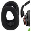 Geekria Comfort Hybrid - Cuscinetti auricolari di ricambio in velluto per cuffie Sennheiser GSP 600, GSP 601 GSP 602, GSP 670, GSP 500, parti di riparazione con guida video (nero)