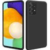 HS Products HSP Custodia per Samsung Galaxy A52 5G/4G & A52s 5G [plastica biologica sostenibile] Custodia | Biodegradabile Riciclabile | Paglia di grano TPU Case Cover | Ecologica | Su misura | Nero