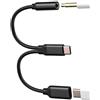 Kefiany Adattatore USB C A 3.5mm Jack Per IPhone 16 15 Compatibile Con Samsung Galaxy S22 S23 Ultra Per IPad Per Apple Presa Caricabatterie Auricolare Connettore Cuffie Audio AUX Tipo C Cavo Splitter