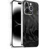 TF Skins Compatibile con iPhone 14 Pro, pellicola protettiva (Shadow Black Back Only)