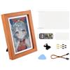 Waveshare 7.3inch E6 Full Color E-Paper with Solid Wood Photo Frame, Compatible with Raspberry Pi Zero, Ultra-Long Standby, 800 × 480 Resolution, Without Batt