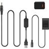 Raeisusp Cavo USB EH-5 + EP-5C EP5C Accoppiatore DC EN-EL20 batteria fittizia per Nikon 1J1 1J2 1J3 1S1 1AW1 V3 Coolpix A Coolpix P1000