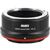 ayex Adattatore per obiettivo compatibile con obiettivi a baionetta Pentax PK, adatto a fotocamere Nikon Z PK-Z