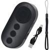 BTFO Telecomando Bluetooth Fotocamera per iPhone e Android, Scatto Remoto Wireless con Zoom e Interruttore Fotocamera Anteriore/Posteriore Telecomando per Telefono Foto Video Vlogging