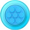 PopSockets: PopGrip Round per MagSafe - Anello adattatore per MagSafe incluso, supporto e maniglia per smartphone e custodie con un top intercambiabile - PopFidget Popper Electric Blue