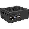 Geekworm X1201-C1 - Custodia in metallo per Raspberry Pi 5 e UPS Shield X1201