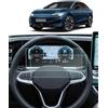 BIXUAN [2 pellicole protettive per navigatore da 10,25 pollici, compatibili con VW Tiguan 3 2024 2025, pellicola protettiva digitale per cruscotto, Tiguan3 2024, pellicola protettiva trasparente per