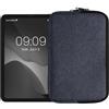 kwmobile Custodia Tablet Compatibile con 8-8,4 Tablet Cover - Custodia eReader Universale con Cerniera - eBook Reader Case in Tessuto - 21,8 x 13,7 cm