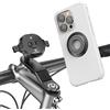 A2C Supporto per cellulare per bicicletta - 1S Lock in alluminio per bicicletta, girevole a 360° per iPhone Samsung, sblocco con una sola mano per mountain bike e bici da strada