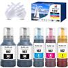 Nextpage 102 Inchiostro Multipack 102 Flacone di inchiostro Compatibile per Epson EcoTank ET-2700 ET-2750 ET-2751 ET-2756 ET-2850 ET-2851 ET-3850 ET-4750 ET-4856 ET-1500000000000000 nero ciano giallo