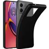 32nd Silicone Liquido Custodia Antiurto Slim Cover per Motorola Moto G84 Custodia Protettiva Compatta, Sottile e Resistente - Nero