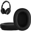 kwmobile 2x Cuscinetto Cuffie Compatibile con Srhythm NC25 / NC35 Noise Cancelling Pad - Cuscinetti Ricambio Cuffie Over Ear Simil Pelle - nero