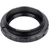 EBTOOLS T2 Adapter - Adattatore T2 2000D-Anello Adattatore Telescopio Anello Adattatore Per Obiettivo In Alluminio Con Anello T2 / T Per Ef Dslr 650D 60D 550D