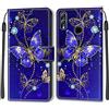 SIENIANLINE Cover per Huawei P Smart 2019 PU Pelle Custodia Flip Blu