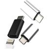 Kefiany Adattatore Lightning Femmina a USB C Maschio (3Pack)per IPhone16 15 ProMax per Apple per iPad Caricatore Cavo Connettore Tipo C Ricarica Convertitore Compatibile con Samsung S24 S23 Connettori Spina