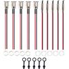 RUNCCI-YUN 5PCS 5.5x2.5mm Connettore di Alimentazione CC,12V Maschio Femmina Connettori+cappuccio di copertura impermeabile+5.5x2.5mm DC Pigtail Power Connector
