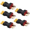 Onpro 5 PCS Nessun Cavo Deans T- Tipo Maschio Femmina Connettore a XT30 Maschio Femmina Spina Connettore Adattatore (T maschio a XT30 femmina)