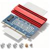 CERRXIAN Scheda di conversione M.2 NVMe SSD a PCIe X16/X8/X4, adattatore M.2 NVME a PCIe 5.0 x16 Supporto protocollo PCIE 4X 8X 16X slot per M.2 SSD 2280,2260, 2242,2230, non compatibile con SATA o