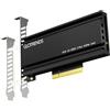 GLOTRENDS PA52L Dual Adattatore M.2 NVMe a PCIe 5.0 X8 senza biforcazione PCIe, Configurazione Soft M.2 NVMe RAID tramite strumento OS