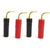 DollaTek 2-Pair 2mm Spina a Banana Tipo di Vite Audio Altoparlante Connettore del Cavo Rame Placcato in Oro