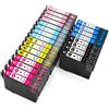 ESMONLINE Set di 24 cartucce d'inchiostro compatibili (T0807) come ricambio per Epson T0801 T0802 T0803 T0804 T0805 Stylus Photo R265 R360 R285 RX585 PX700W P50 PX650 PX810FW PX710W PX820F. WD PX720WD