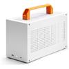 SGPC Itx Mini Case - Nuova K49(acciaio)/compatibile con GPU PCI-E, include 2 maniglie, pannello ventilato, 2 pannelli laterali in acciaio e 1 acrilico / 7.1L piccola custodia Itx