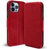 Verco Custodia a libro per iPhone 14 Pro, custodia a libro per iPhone 14 Pro, colore: rosso