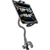 LYFPOOM Supporto per tablet in alluminio, a collo di cigno fino a 15,6 pollici, regolabile a 360°, per cellulare e tablet, iPad Pro/Air/Mini, Galaxy, iPhone