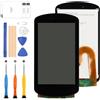 ARSSLY Schermo LCD per Garmin Edge 1030 GPS Display per Edge 1030 Bicicletta Touchscreen Digitazer Full Assembly Sostituzione Schermo con Riparazione Kit (Nero)