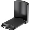 Lxoraziy Supporto Cuffie Pieghevole Gancio, Universale Adesivo Stand con Silicone Porta Cuffie Gaming per Scrivania, Parete, Vetro, Metallo(Nero)