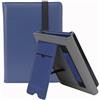ZhaoCo Custodia per PocketBook Verse / Verse Pro Reader da 6 Pollici 2023, Protettiva Folio Stand Cover con Cinturino da Polso e Slot per Schede - Blu
