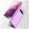 SCL Cover Galaxy S10 TPU Cover Samsung S10 Cover per Samsung Galaxy S10 Silicone Cover, [Trasparente] Effetto Spazzolato in Fibra di Carbonio, Anti-Impronta