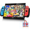 G-STORYMonitor portatile 10,1'' per interruttore, schermo IPS 1080P USB Type-C, modalità di gioco, borsa inclusa, monitor da viaggio