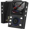 Gueray Lettore MP3 HIFI 16GB con Bluetooth 5.3 - Lettore Audio Digitale Alta Risoluzione Senza Perdita, Supporto Radio FM, Registratore Vocale, Scheda di Memoria da 64GB (Espandibile fino a 256GB)