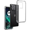 REY Cover in Gel TPU Anti-Shock per Motorola Moto Edge 40 Neo, Morbido Silicone Custodie Protettivo Case, Anti-Scratch, Protettiva Sottile Back Cover