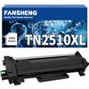 FANSHENG TN-2510XL TN2510XL DCP L2620DW toner Cartuccia Compatibile con Brother TN2510XL per L2627DW L2660DW L2665DW, HL L2400DW L2445DW, MFC L2800DW L2827DW L2835DW L2860DW Stampante 3000 Pagine
